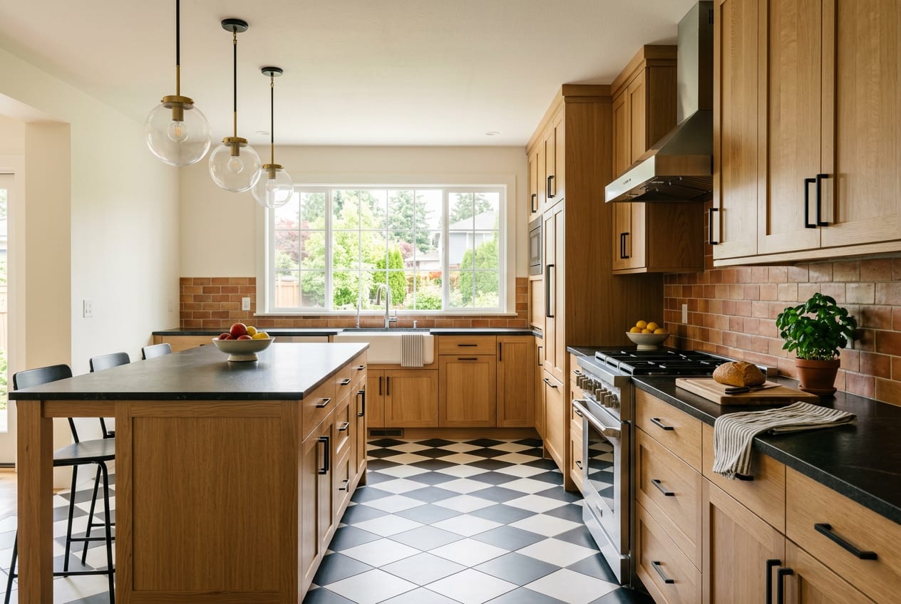 Bravo Kitchen Remodeling Inc, kitchen remodeling in Marysville, completed project 1